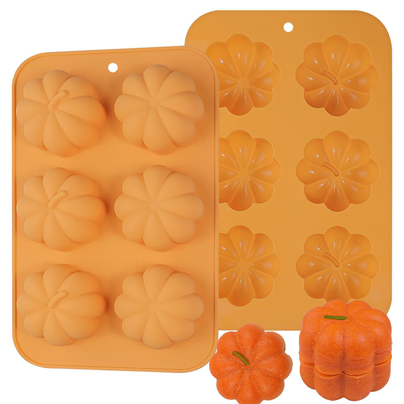 Donut Mold Silicone - Pompoen Cakevorm Siliconen Pompoen Cupcake Pan