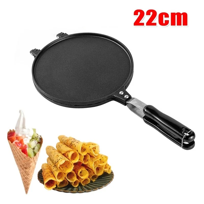 Egg Waffle Pan - 22 Cm Non-stick Loempia Wafelijzer Bakpan