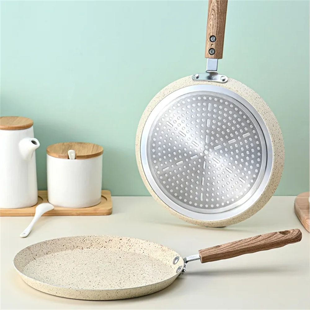 Egg Waffle Pan - Koekenpan Non-stick Pannenkoek Crêpe Pan Mini
