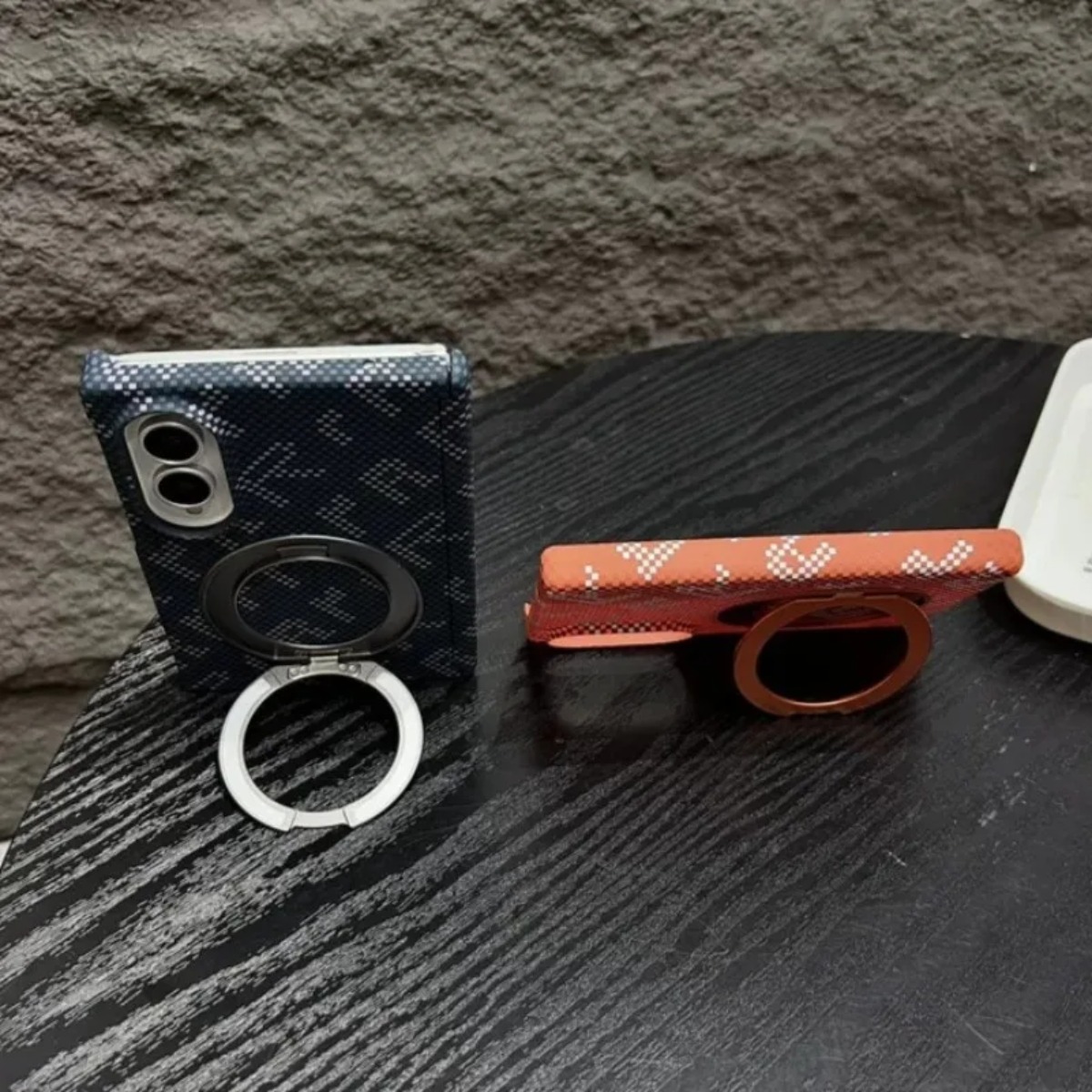 Koolstofvezel lederen 360 grad - Taco Stand Holder recensie en prijs