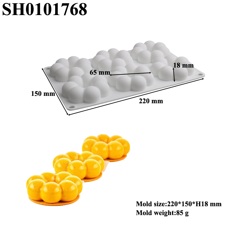 1 of 6 cellen bloemvormige don - Donut Mold Silicone recensie en prijs