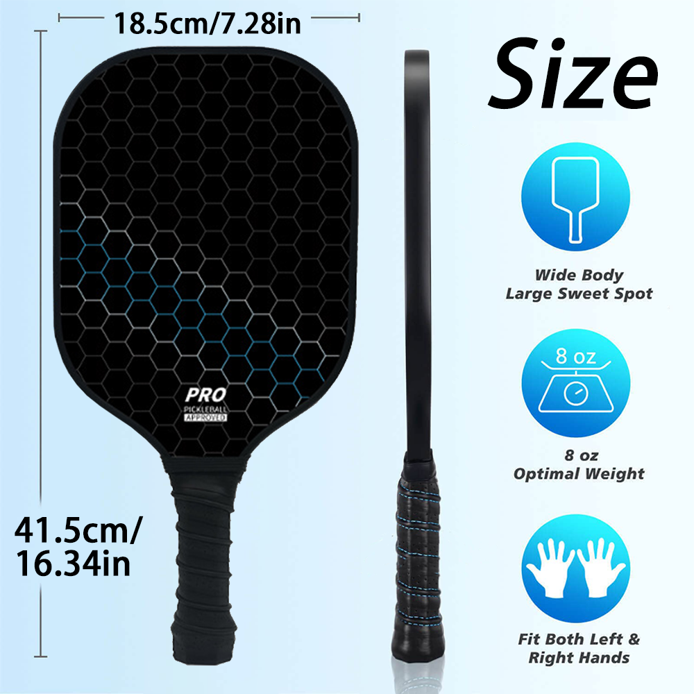 2-delige Pickleball Paddle Set - Crepe Pan Carbon recensie en prijs