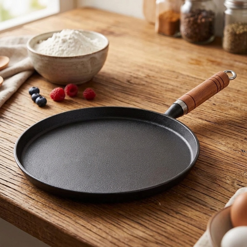 20/23/26cm gietijzeren koekenp - Egg Waffle Pan recensie en prijs