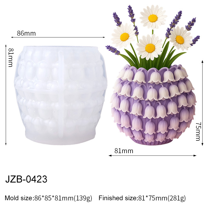 3D Lelietje-van-dalen Vaas Sil - Potsticker Mold recensie en prijs