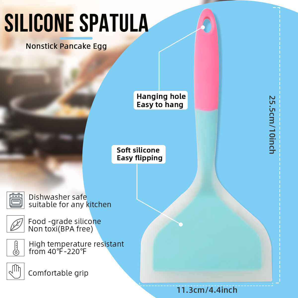 Siliconen Spatel Kookgerei Run - Okonomiyaki Spatula recensie en prijs