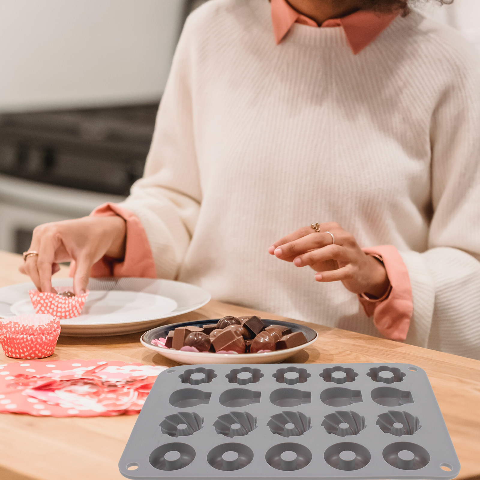 Chocolade Donutvorm Siliconen  - Donut Mold Silicone recensie en prijs